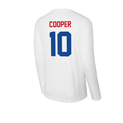 SMU - NCAA Football : Jalen Cooper - Activewear Long Sleeve T-Shirt-1