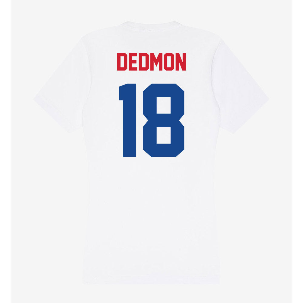 SMU - NCAA Women's Soccer : Ryann Dedmon - Women's V-Neck T-Shirt-1