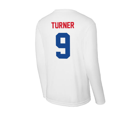 SMU - NCAA Football : Zachery Turner - Activewear Long Sleeve T-Shirt-1