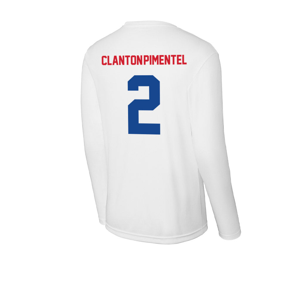 SMU - NCAA Men's Soccer : Ryan Clanton-Pimentel - Activewear Long Sleeve T-Shirt-1
