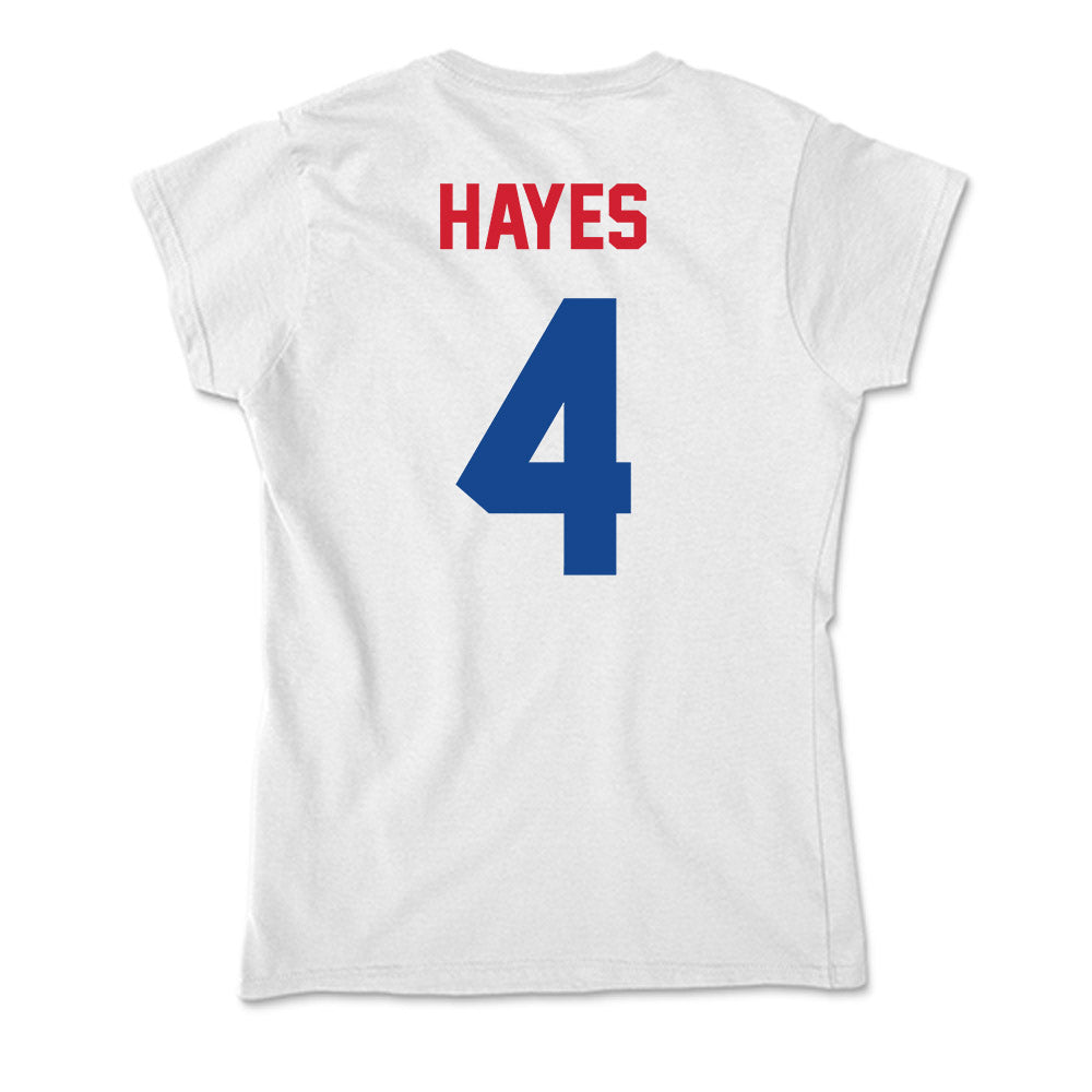 SMU - NCAA Women's Soccer : Peyton Hayes - Soft Style Women’s T-Shirt-1