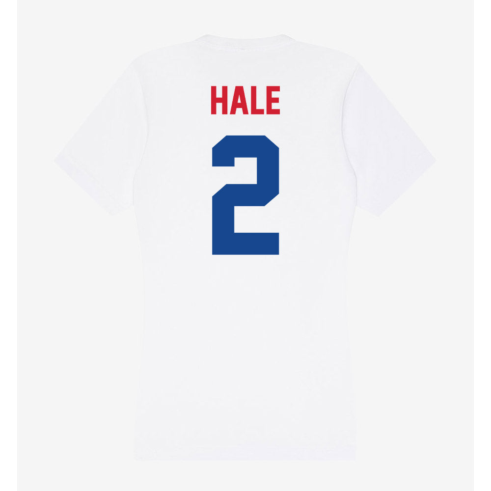 SMU - NCAA Football : Jalen Hale - Women's V-Neck T-Shirt-1