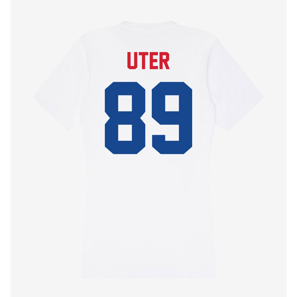 SMU - NCAA Football : Miles Uter - Women's V-Neck T-Shirt-1