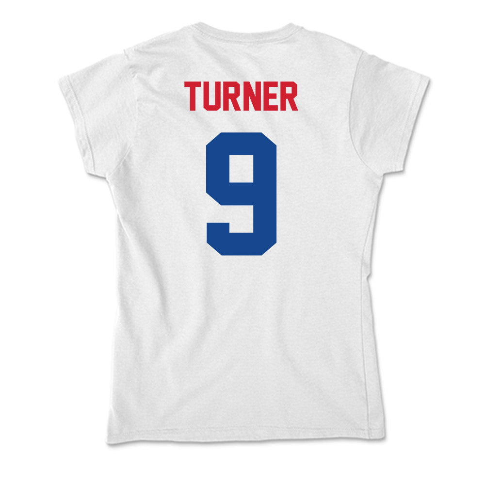 SMU - NCAA Football : Zachery Turner - Soft Style Women’s T-Shirt-1