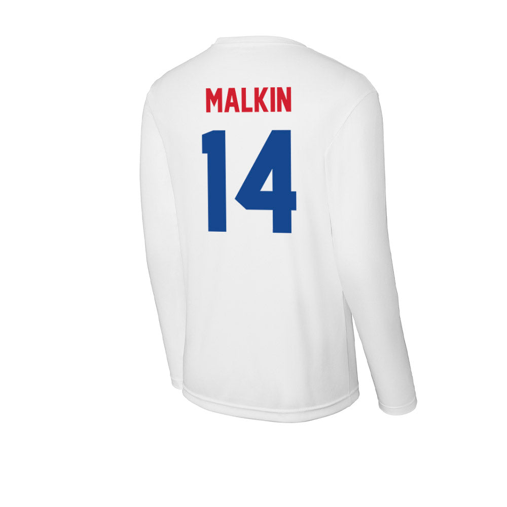 SMU - NCAA Women's Soccer : Amelia Malkin - Activewear Long Sleeve T-Shirt-1