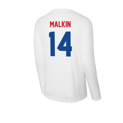 SMU - NCAA Women's Soccer : Amelia Malkin - Activewear Long Sleeve T-Shirt-1