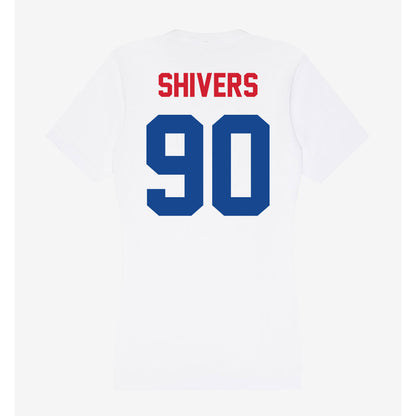 SMU - NCAA Football : Jalen Shivers - Women's V-Neck T-Shirt-1