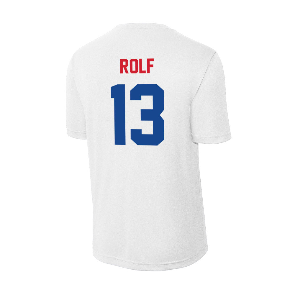 SMU - NCAA Women's Basketball : Mailien Rolf - Activewear T-Shirt-1
