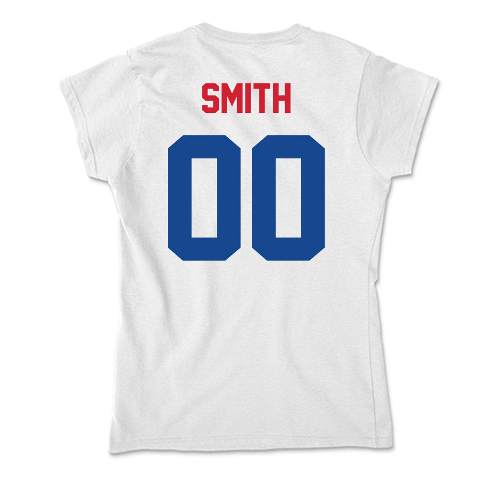 SMU - NCAA Football : Wyat Smith - Soft Style Women’s T-Shirt-1