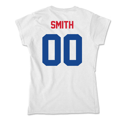 SMU - NCAA Football : Wyat Smith - Soft Style Women’s T-Shirt-1