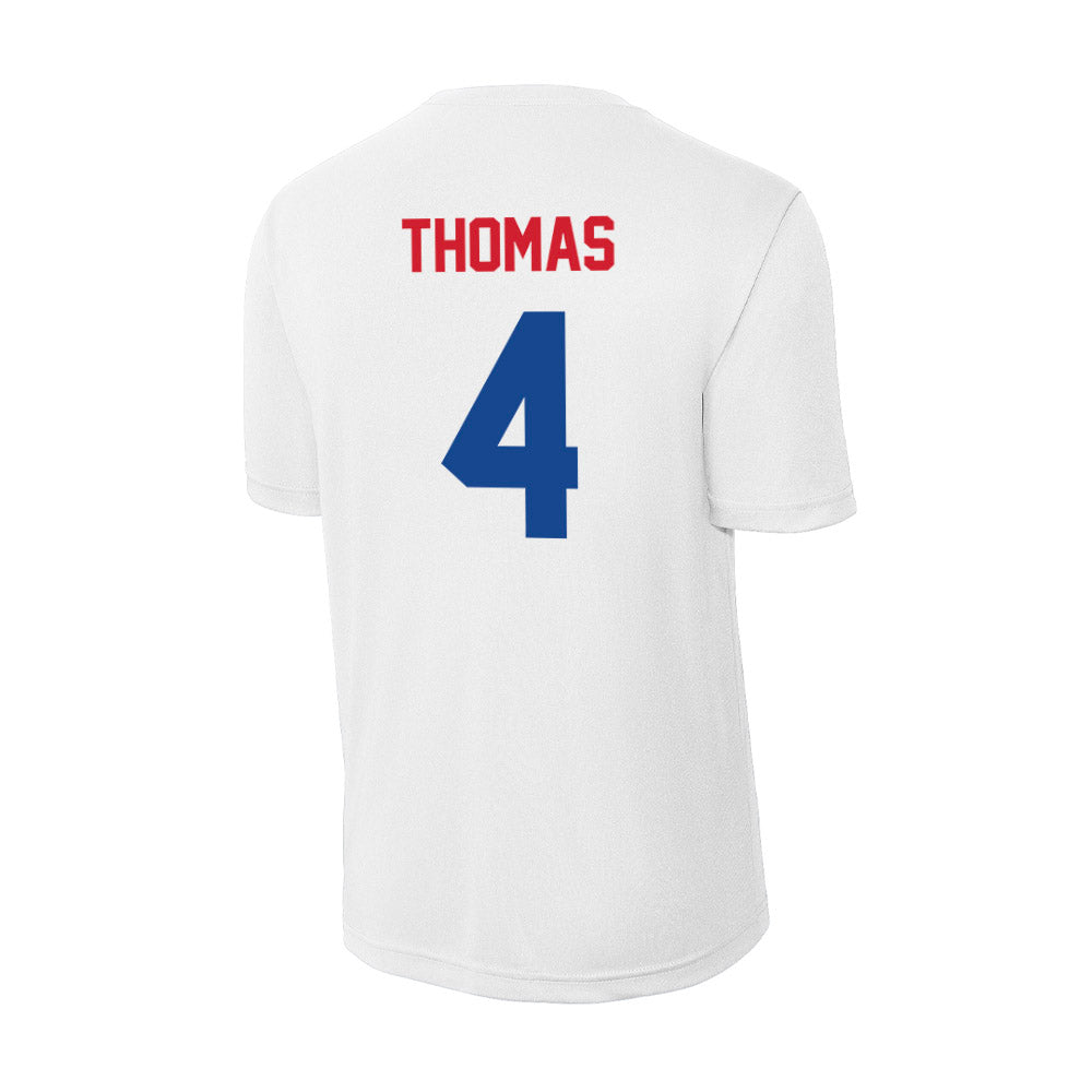 SMU - NCAA Football : Jayvon Thomas - Activewear T-Shirt-1