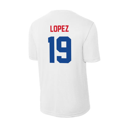 SMU - NCAA Men's Soccer : Milton Lopez - Activewear T-Shirt-1