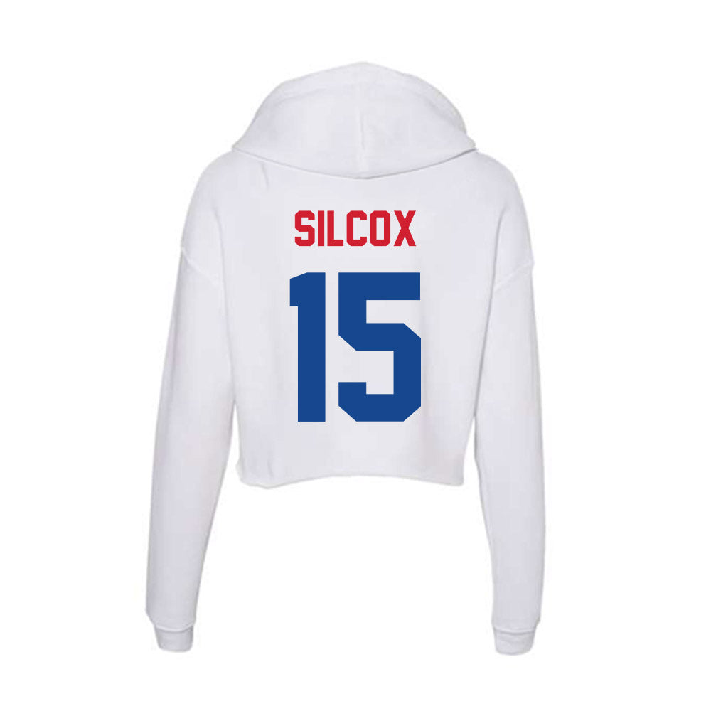 SMU - NCAA Women's Soccer : Olivia Silcox - Women's Crop Fleece Hoodie-1