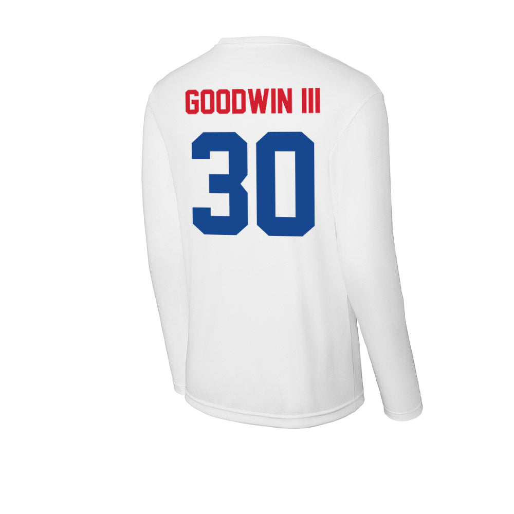 SMU - NCAA Football : Kenneth Goodwin III - Activewear Long Sleeve T-Shirt-1