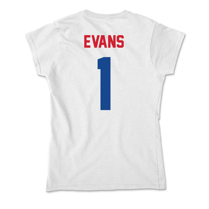 SMU - NCAA Men's Soccer : Jonathan Evans - Soft Style Women’s T-Shirt-1