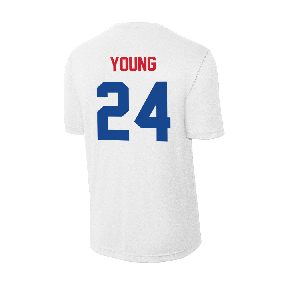 SMU - NCAA Football : Izayah Young - Activewear T-Shirt-1
