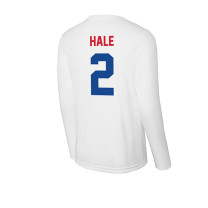 SMU - NCAA Football : Jalen Hale - Activewear Long Sleeve T-Shirt-1
