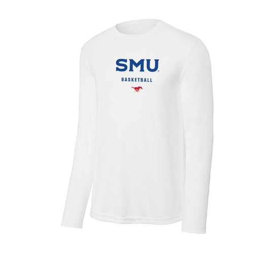 SMU - NCAA Men's Basketball : Rowan Brumbaugh - Activewear Long Sleeve T-Shirt-0