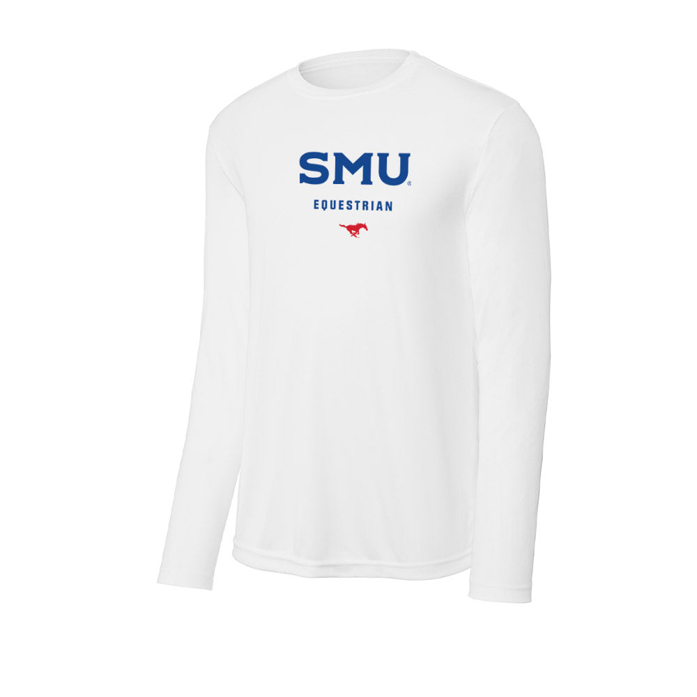 SMU - NCAA Equestrian : Ava Peck - Activewear Long Sleeve T-Shirt-0