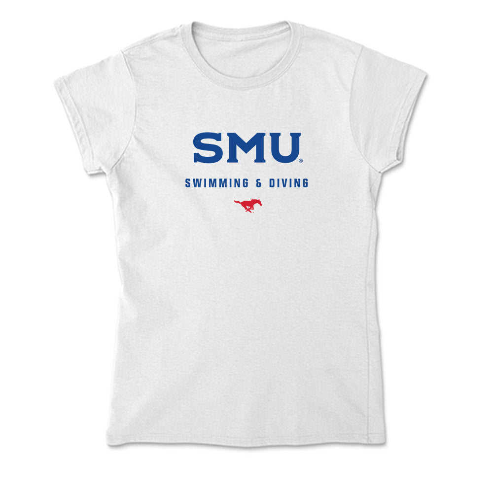 SMU - NCAA Men's Swimming & Diving : Luke Sitz - Soft Style Women’s T-Shirt-0