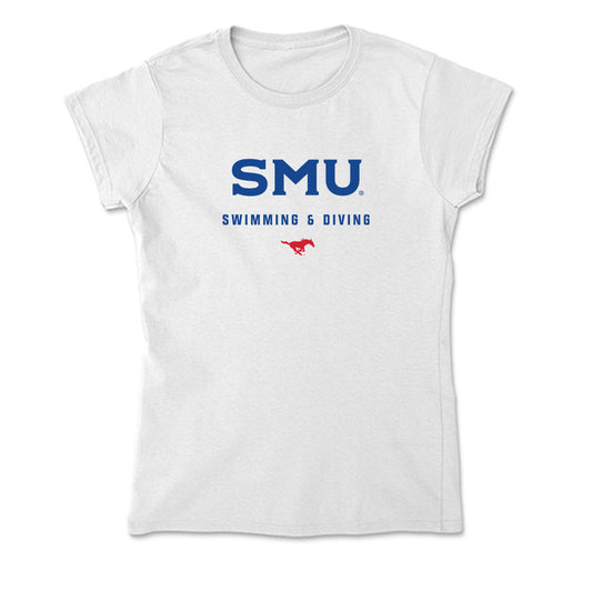 SMU - NCAA Men's Swimming & Diving : Luke Sitz - Soft Style Women’s T-Shirt-0