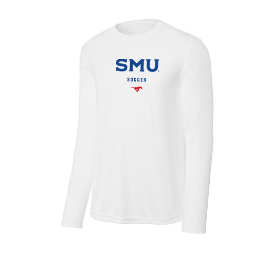 SMU - NCAA Women's Soccer : Kenlea Swadener - Activewear Long Sleeve T-Shirt-0