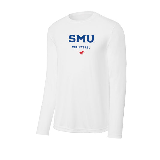 SMU - NCAA Women's Volleyball : Ellie Moore - Activewear Long Sleeve T-Shirt-0