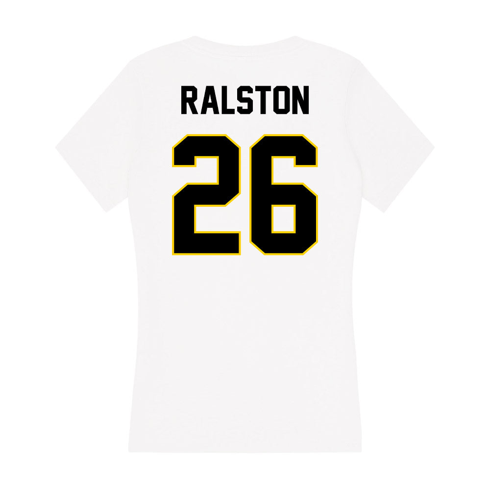 Centre College - NCAA Women's Soccer : Meg Ralston - Women's V-Neck T-Shirt-1