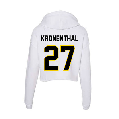 Centre College - NCAA Women's Soccer : Alexis Kronenthal - Women's Crop Fleece Hoodie-1