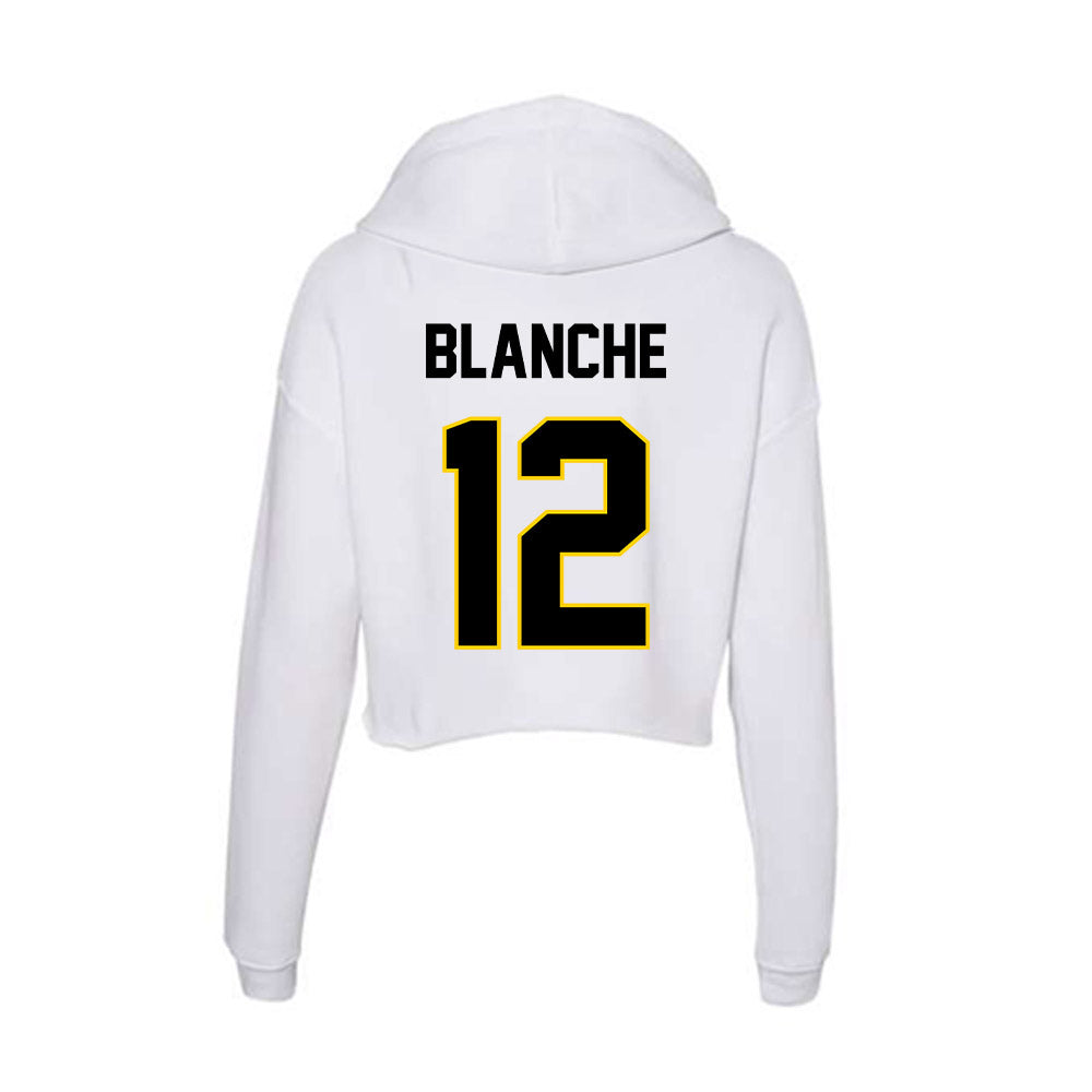 Centre College - NCAA Men's Soccer : Curtis Blanche - Women's Crop Fleece Hoodie-1