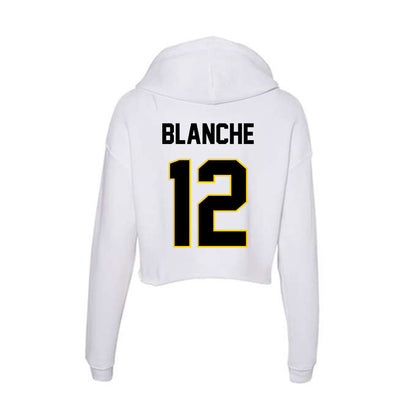 Centre College - NCAA Men's Soccer : Curtis Blanche - Women's Crop Fleece Hoodie-1