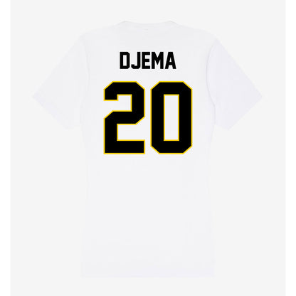 Centre College - NCAA Men's Basketball : Johnny Djema - Women's V-Neck T-Shirt-1