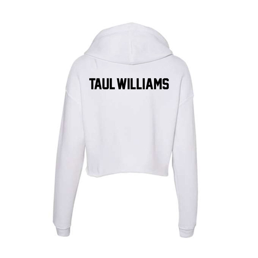 Centre College - NCAA Men's Track & Field : Tykeem Taul-Williams - Women's Crop Fleece Hoodie-1