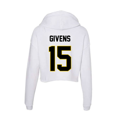 Centre College - NCAA Women's Soccer : Riley Givens - Women's Crop Fleece Hoodie-1