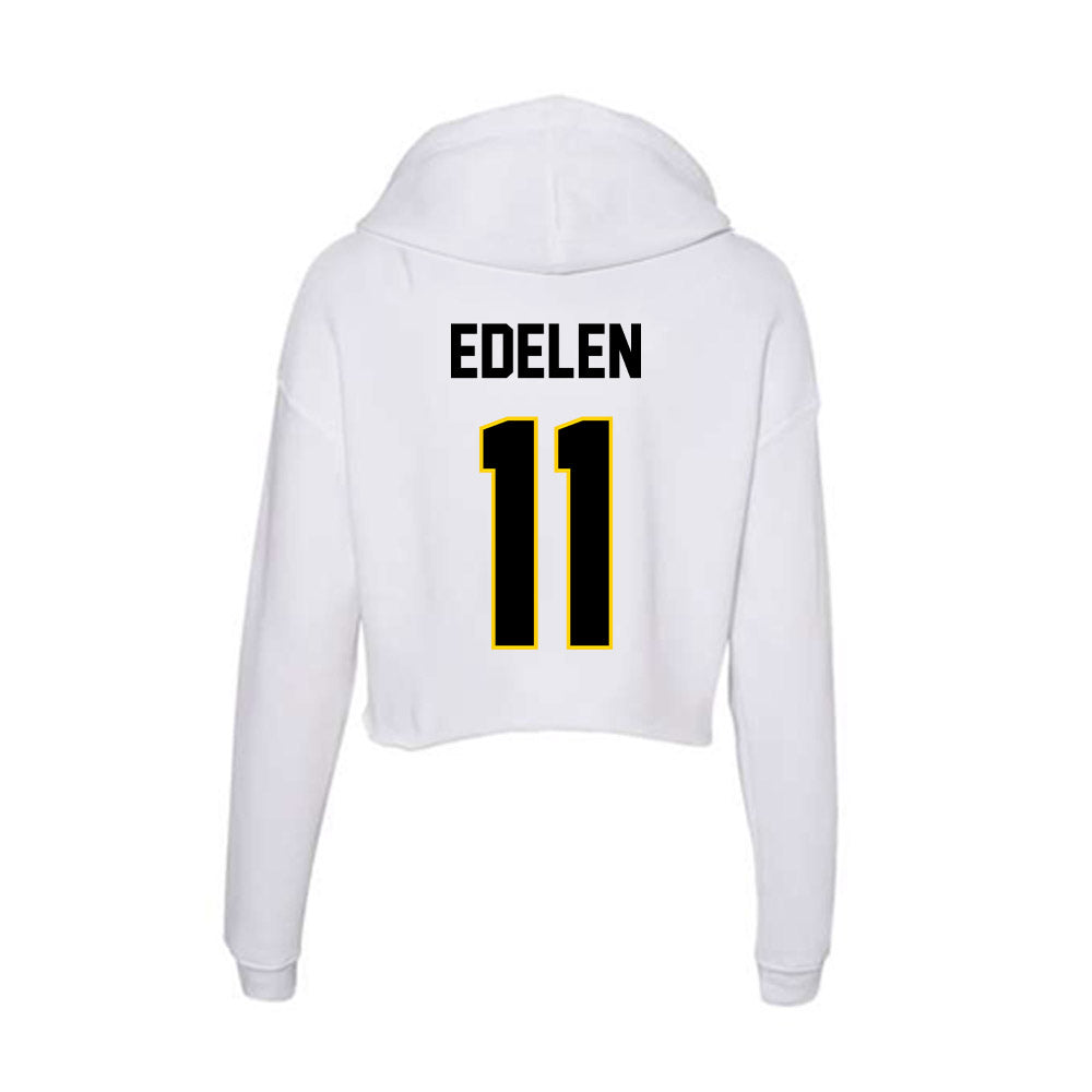 Centre College - NCAA Women's Basketball : Ka'Niah Edelen - Women's Crop Fleece Hoodie-1