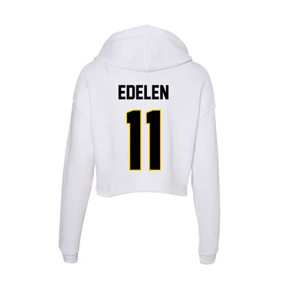 Centre College - NCAA Women's Basketball : Ka'Niah Edelen - Women's Crop Fleece Hoodie-1
