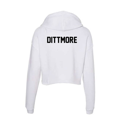 Centre College - NCAA Men's Lacrosse : Andrew Dittmore - Women's Crop Fleece Hoodie-1