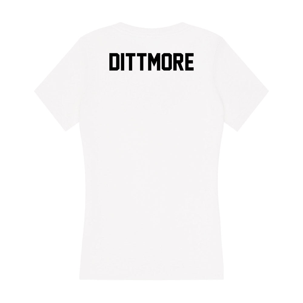 Centre College - NCAA Men's Lacrosse : Andrew Dittmore - Women's V-Neck T-Shirt-1