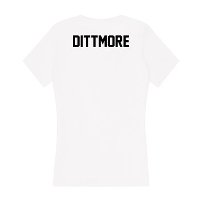 Centre College - NCAA Men's Lacrosse : Andrew Dittmore - Women's V-Neck T-Shirt-1