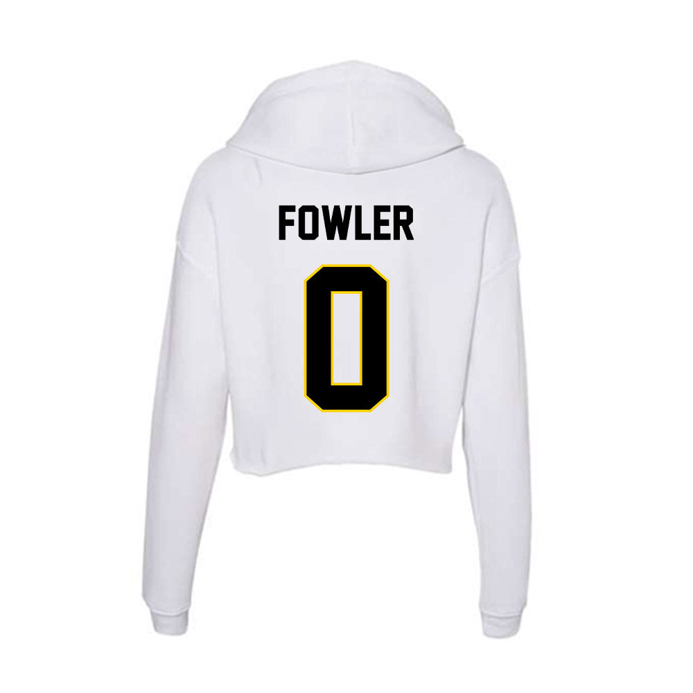 Centre College - NCAA Football : Wyatt Fowler - Women's Crop Fleece Hoodie-1