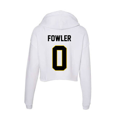 Centre College - NCAA Football : Wyatt Fowler - Women's Crop Fleece Hoodie-1