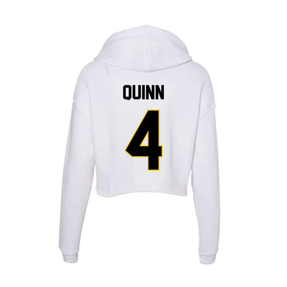 Centre College - NCAA Women's Soccer : Ava Quinn - Women's Crop Fleece Hoodie-1