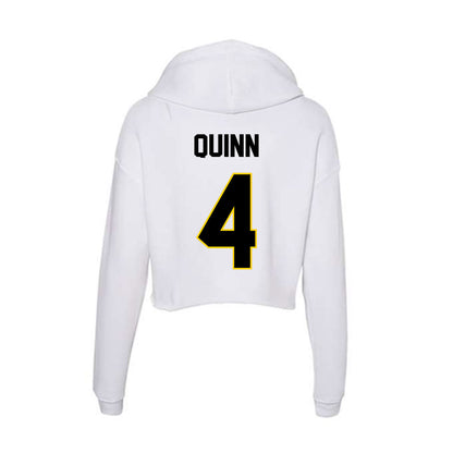 Centre College - NCAA Women's Soccer : Ava Quinn - Women's Crop Fleece Hoodie-1