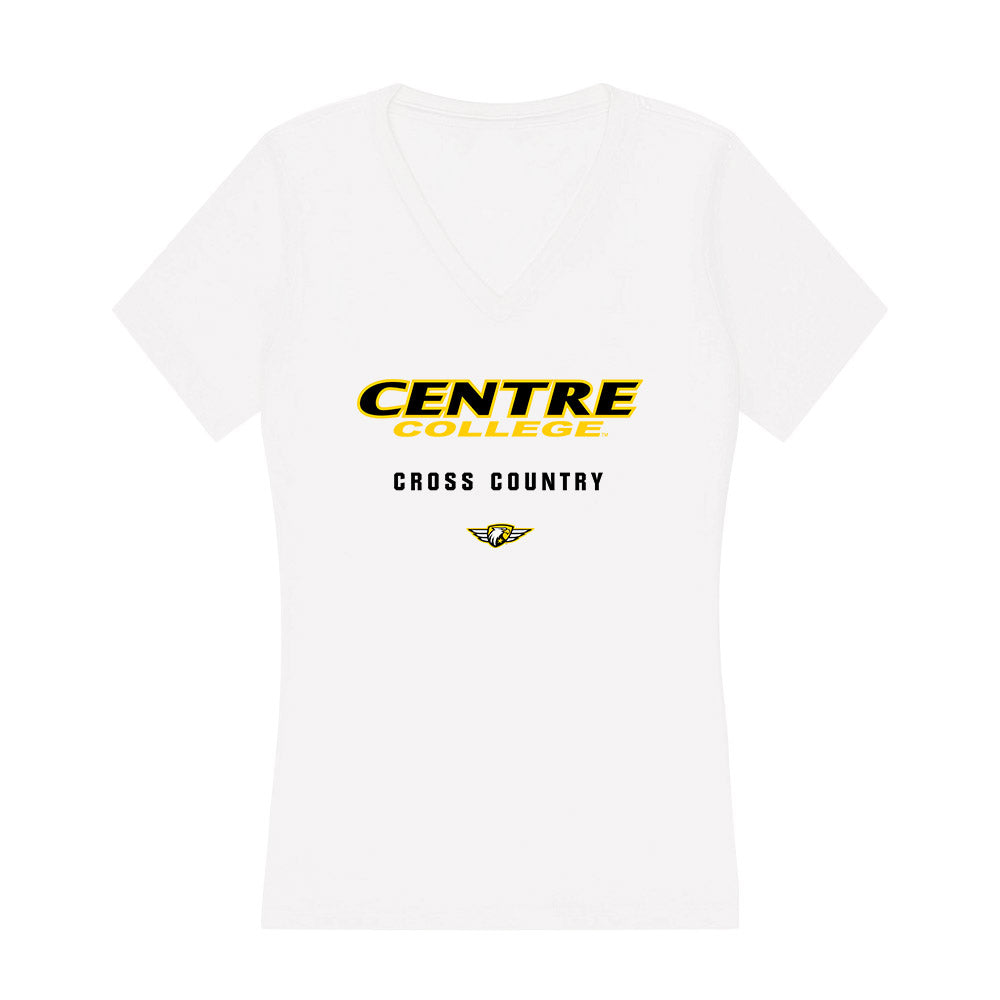 Centre College - NCAA Men's Cross Country : Jackson Luskin - Women's V-Neck T-Shirt-0