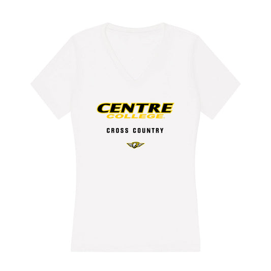Centre College - NCAA Men's Cross Country : Jackson Luskin - Women's V-Neck T-Shirt-0