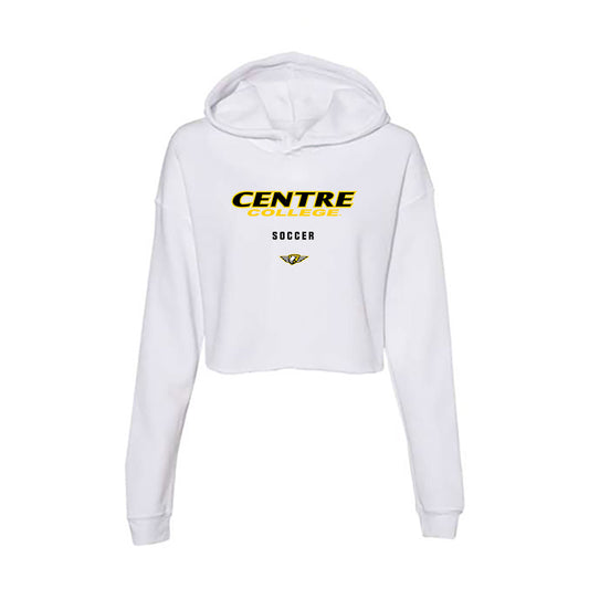 Centre College - NCAA Women's Soccer : Erin Siler - Women's Crop Fleece Hoodie-0