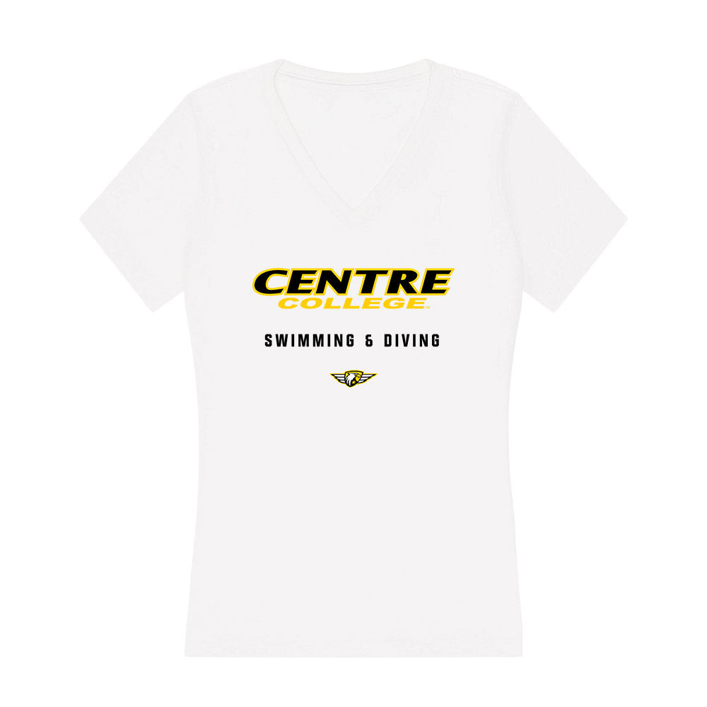 Centre College - NCAA Women's Swimming & Diving : Tierney Maynard - Women's V-Neck T-Shirt-0