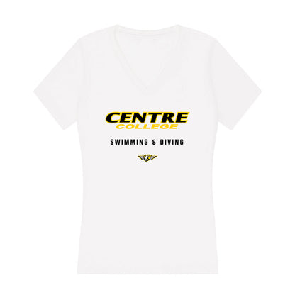 Centre College - NCAA Women's Swimming & Diving : Tierney Maynard - Women's V-Neck T-Shirt-0