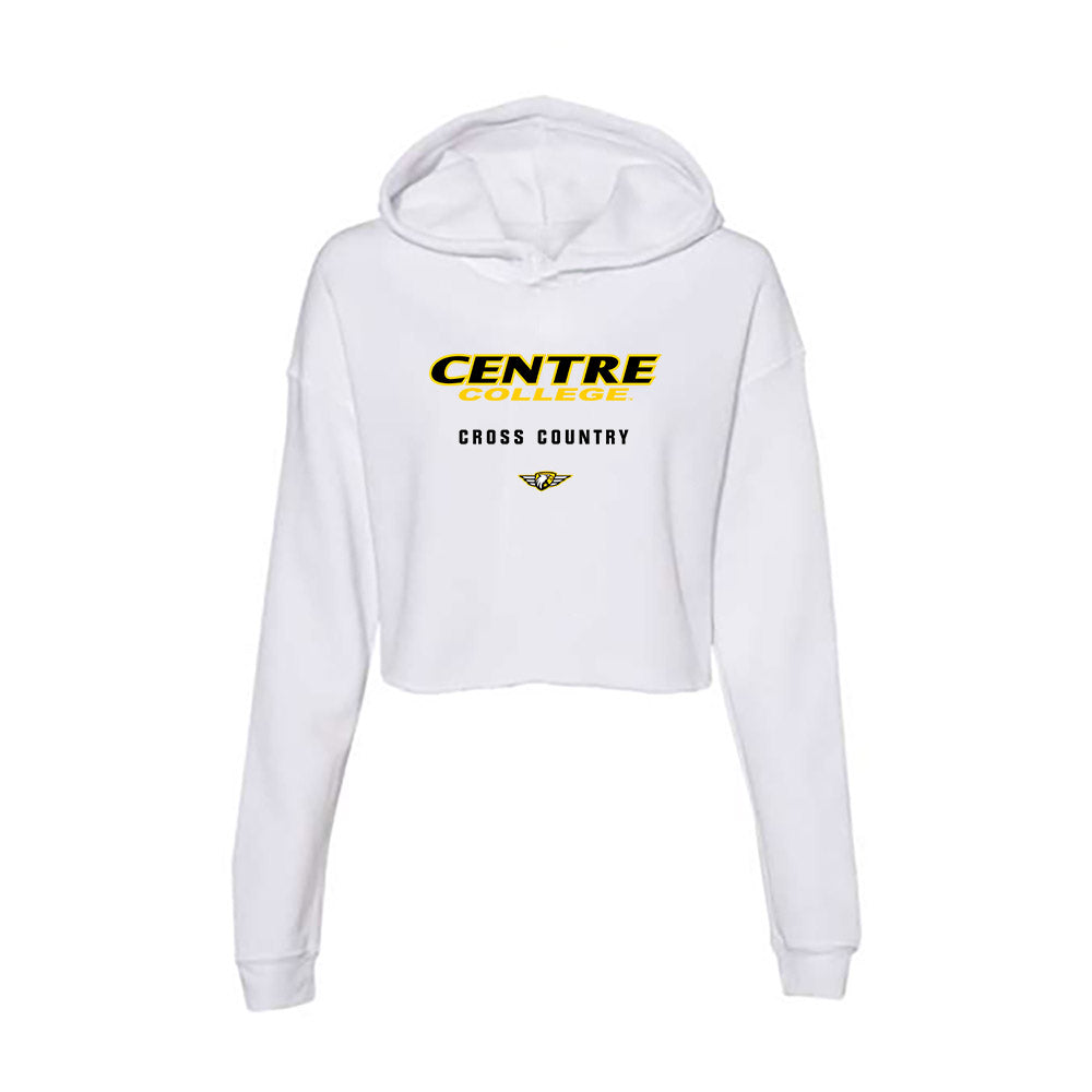 Centre College - NCAA Men's Cross Country : Quinn Gulden - Women's Crop Fleece Hoodie-0