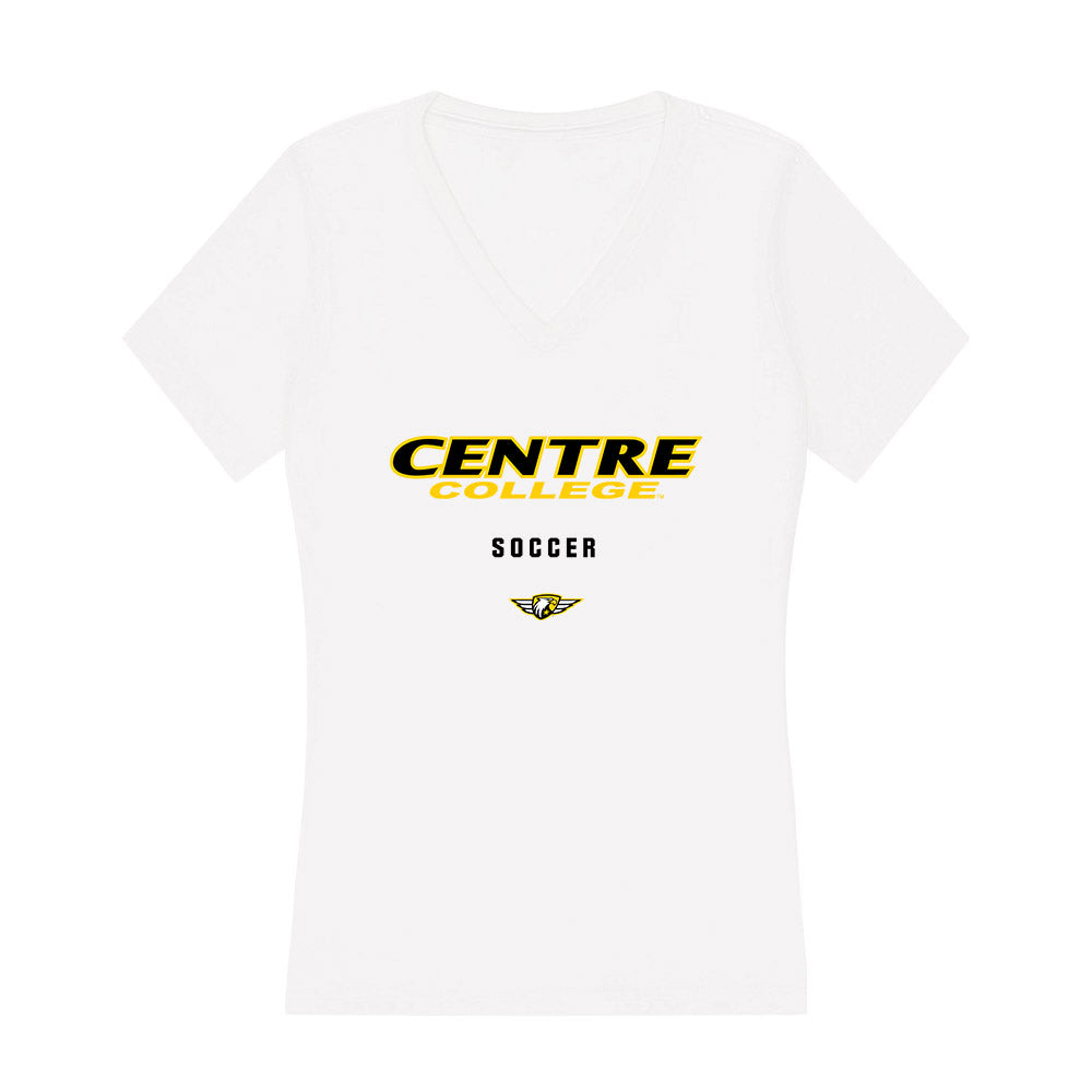 Centre College - NCAA Women's Soccer : Alexis Kronenthal - Women's V-Neck T-Shirt-0